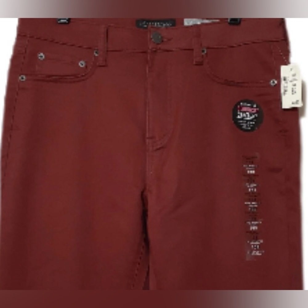 Burgundy Aeropostale high waisted jegging size 12 - Picture 4 of 4